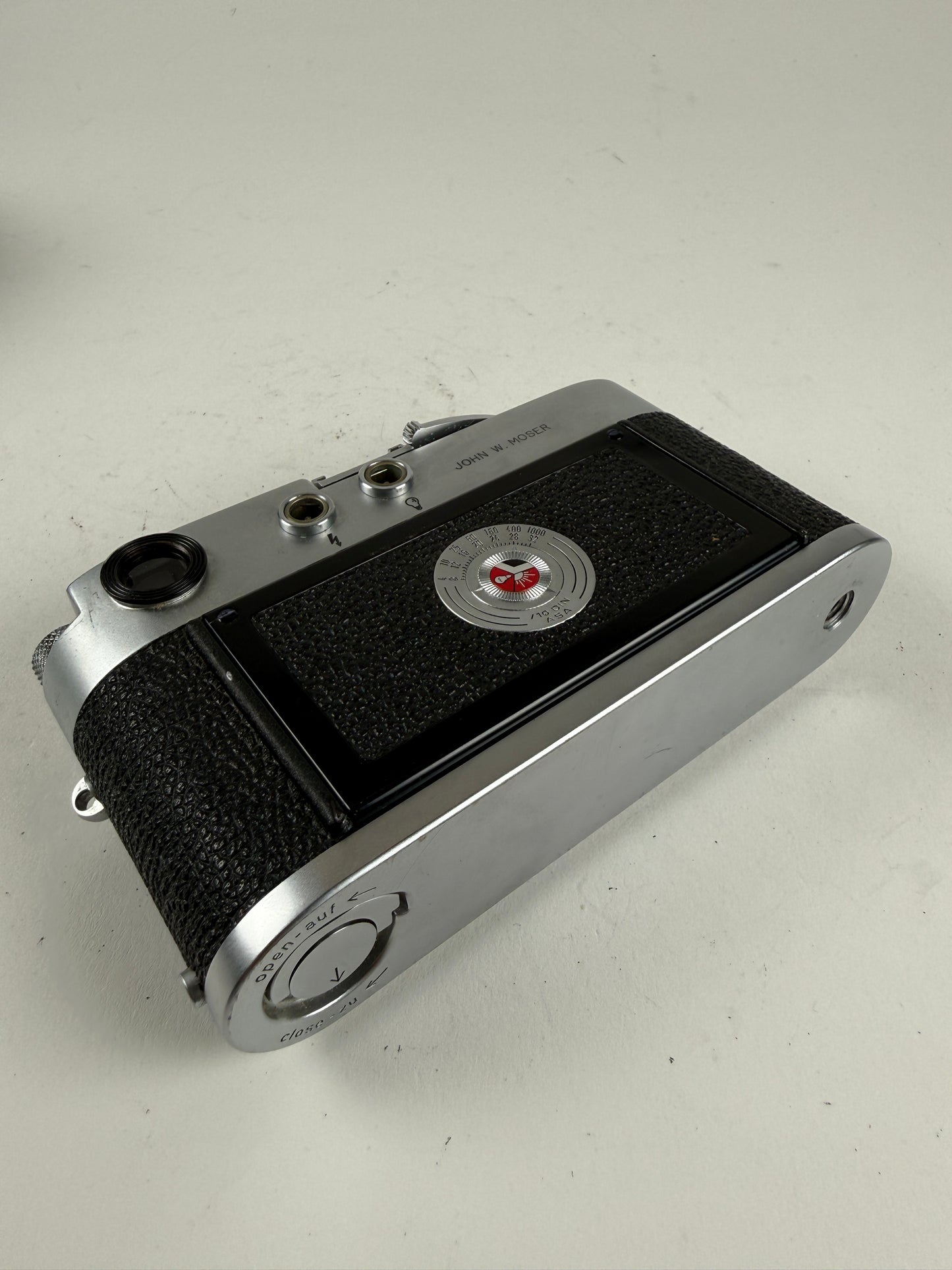 Leica M2 button rewind Chrome 35mm rangefinder film camera body