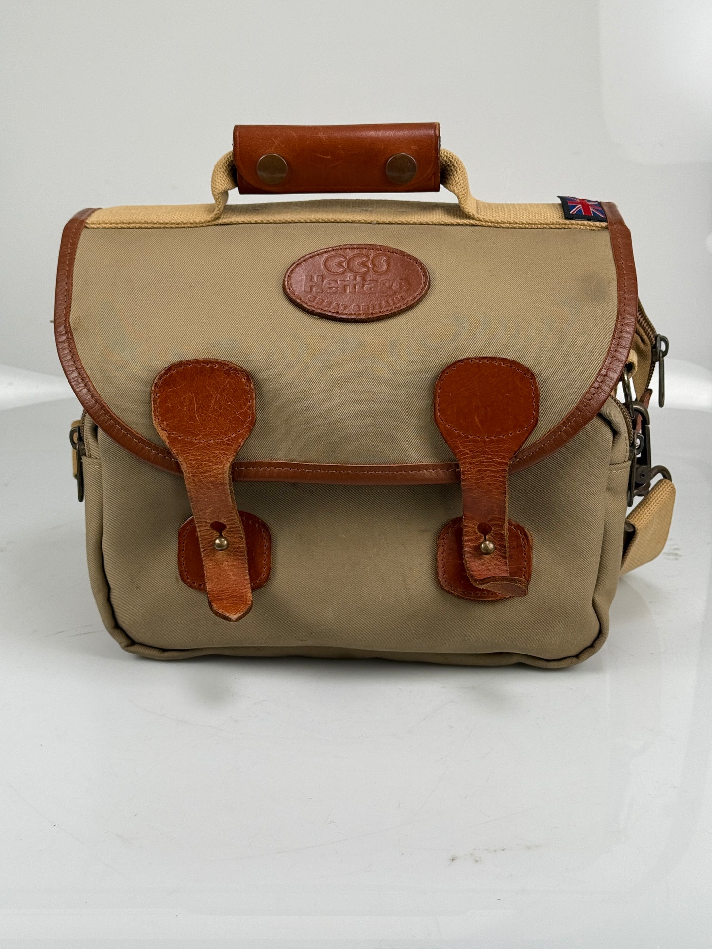 CCS Heritage Shoulder Tan canvas/leather camera bag