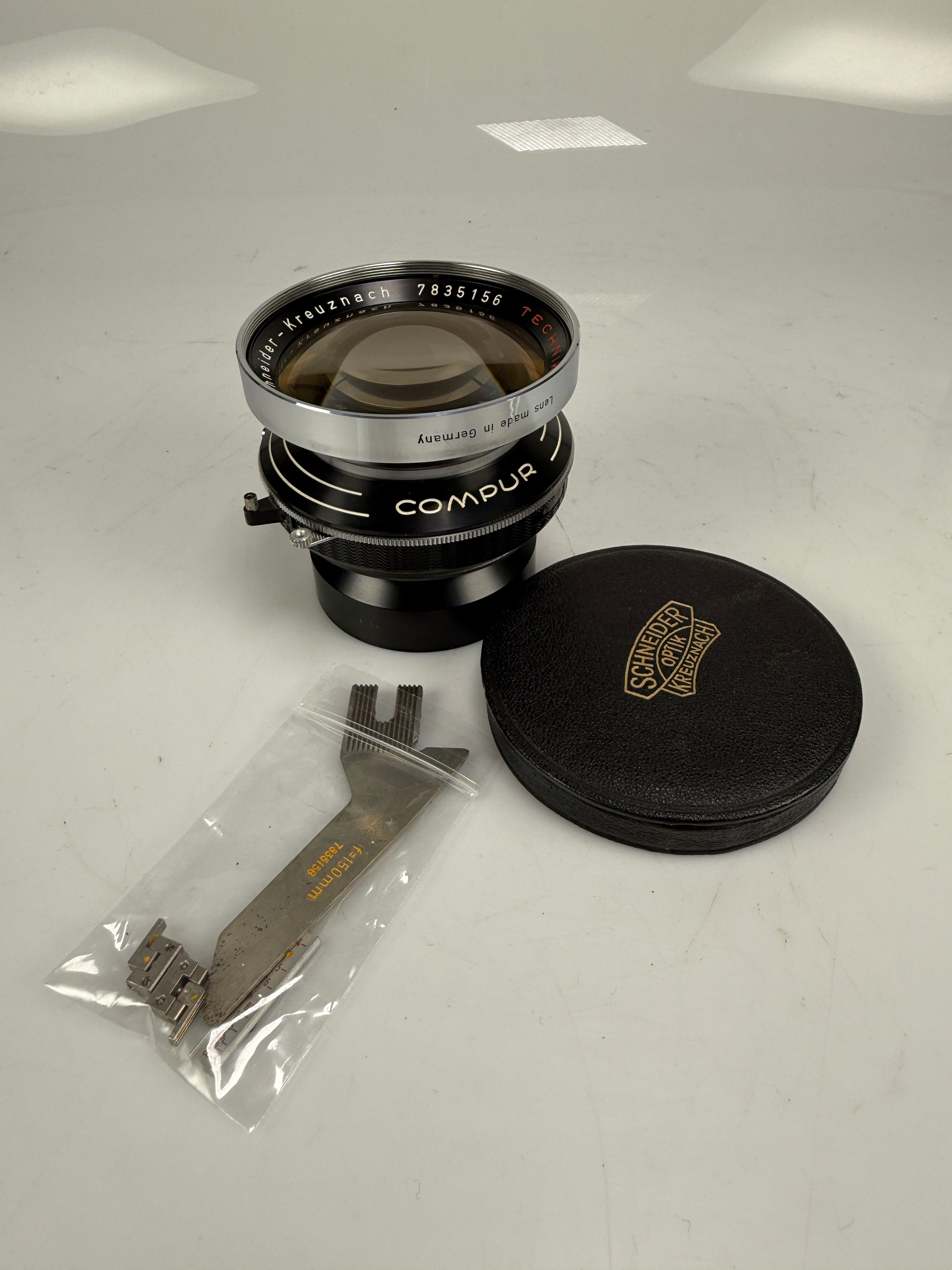Linhof select Schneider Xenotar 150mm f2.8 Large format lens, with