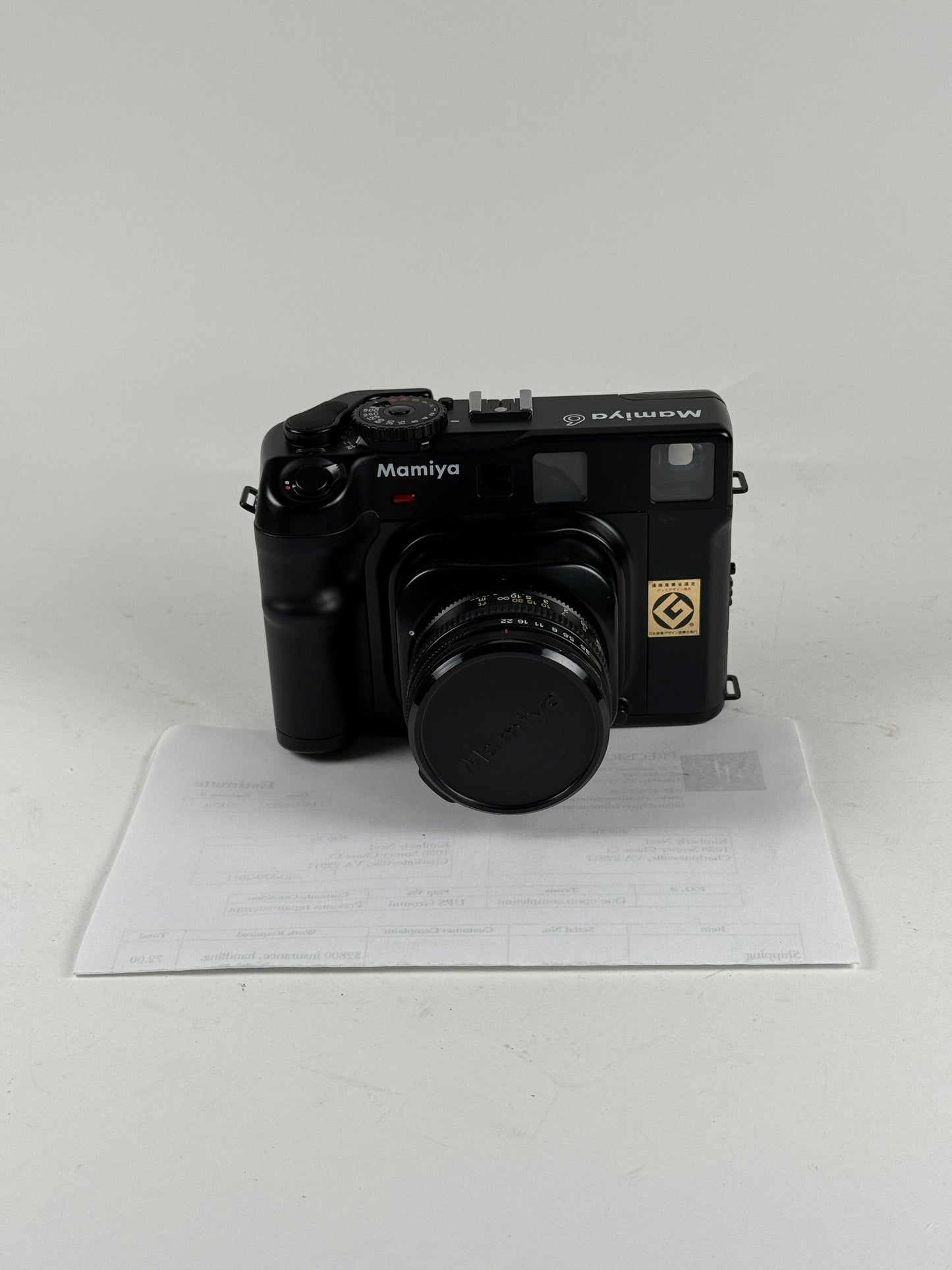 Mamiya 6 medium format rangefinder camera with 75mm f3.5 L G lens
