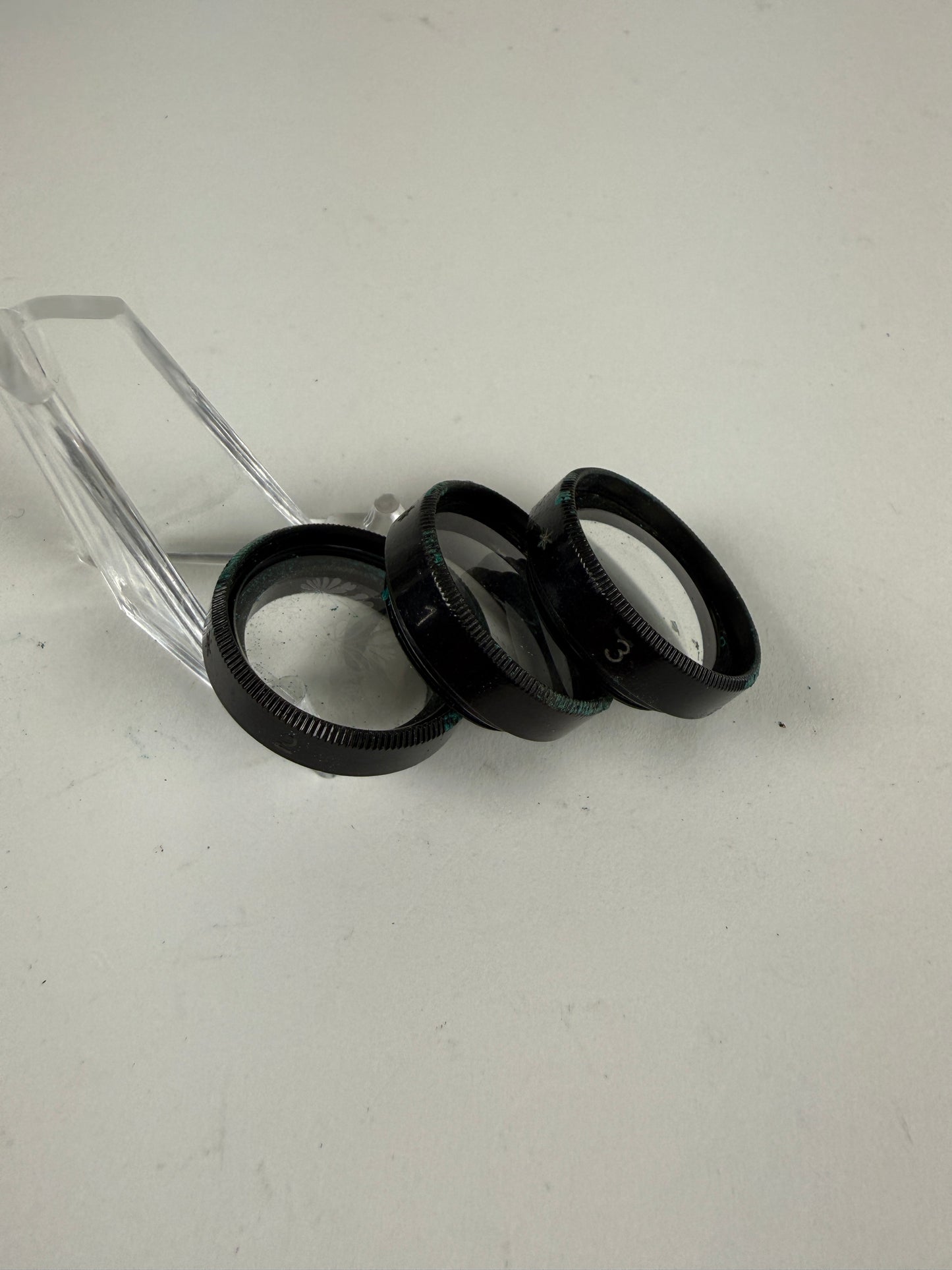 Leica Vorsatzlinsen Close-up set 1, 2, and 3 Filter for elmar Leica I model A