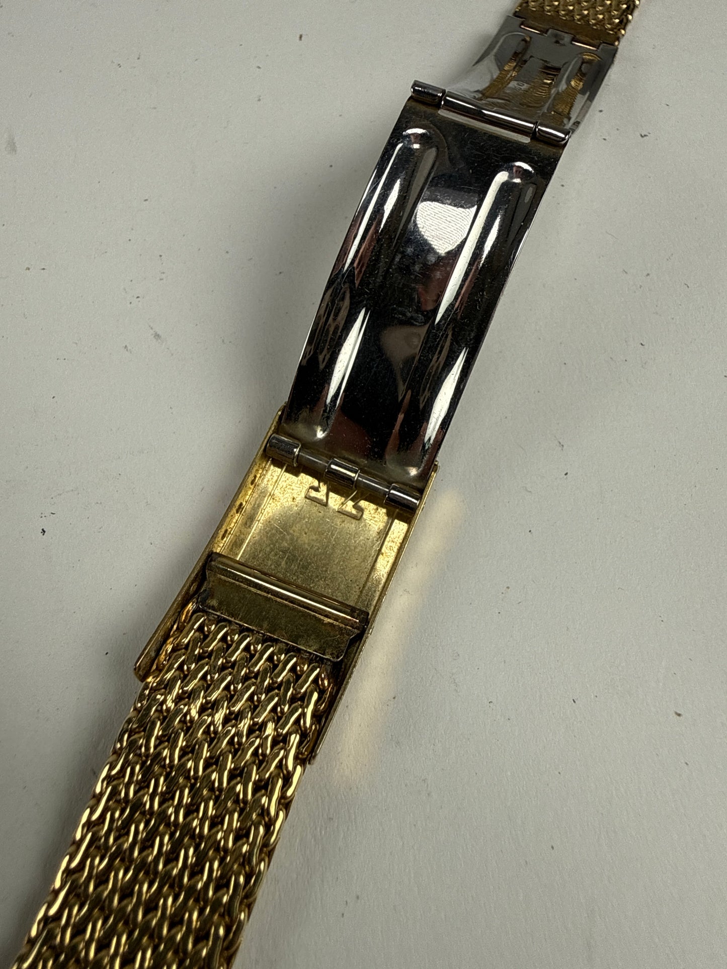Omega Champion mesh bracket 22mm 1/20 10k Gold filled for watch