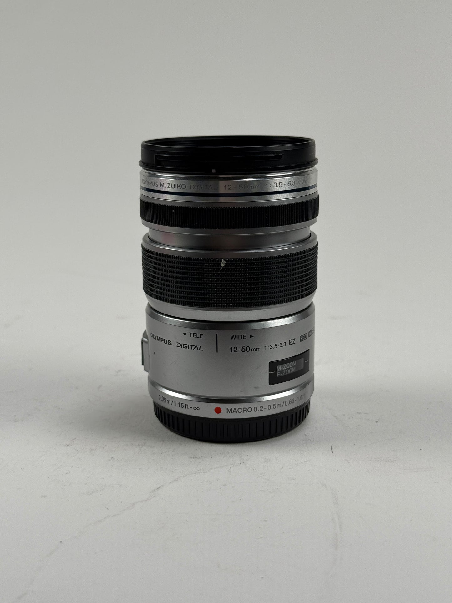 OLYMPUS 12-50mm F3.5-6.3 M.ZUIKO Digital ED EZ Lens silver