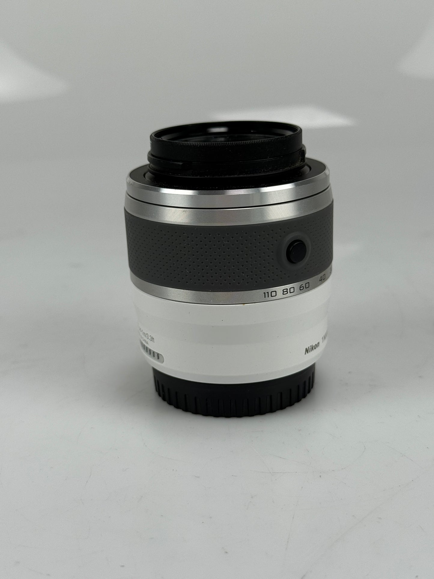 Nikon 1 J1 10.1MP Mirrorless SLR Camera w/ 10-30mm, 30-110mm Lens white