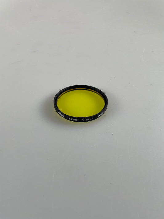 Hoya 52mm Y(K2) Yellow lens Glass Filter