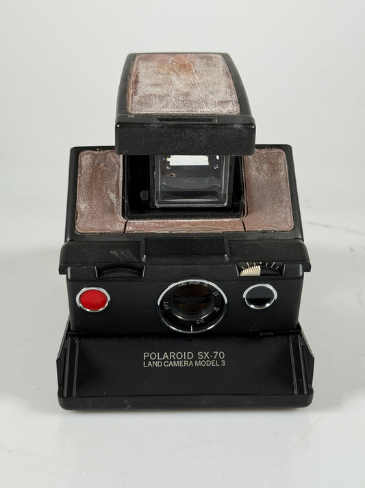 Polaroid SX-70 model 3 film land camera black