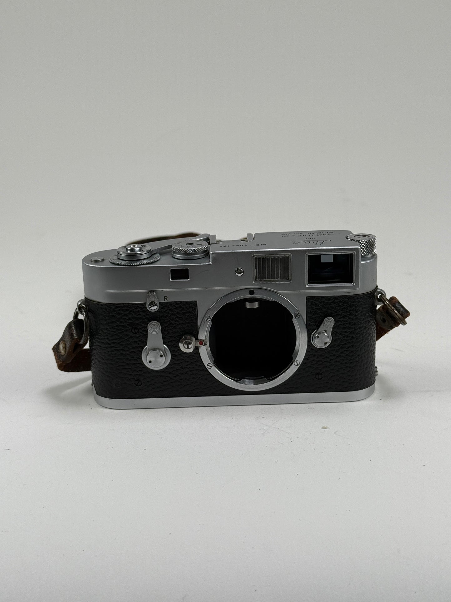 Leica M2 Self Timer Chrome 35mm rangefinder film camera body DAG CLA