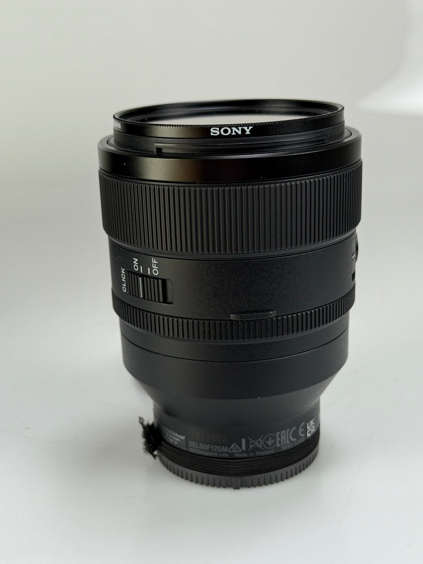 Sony FE 50mm f1.2 GM SEL50F12GM lens