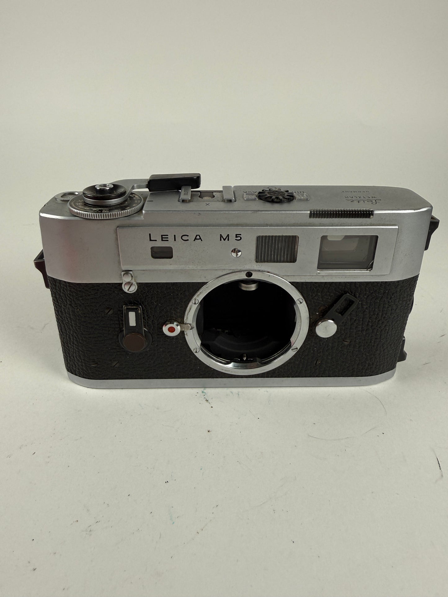Leica M5 Chrome Rangefinder 35mm Film Camera 3 lug