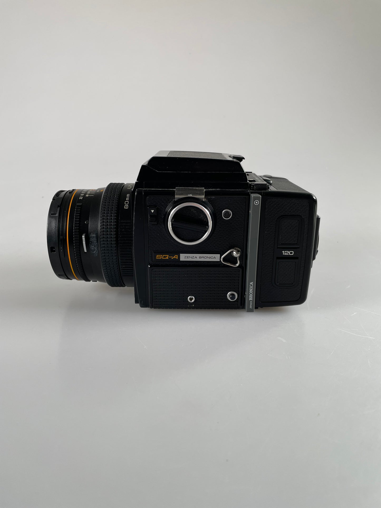 Zenza Bronica SQ-A 80mm f2.8 Zenzanon-S lens & 120 back, waist level finder