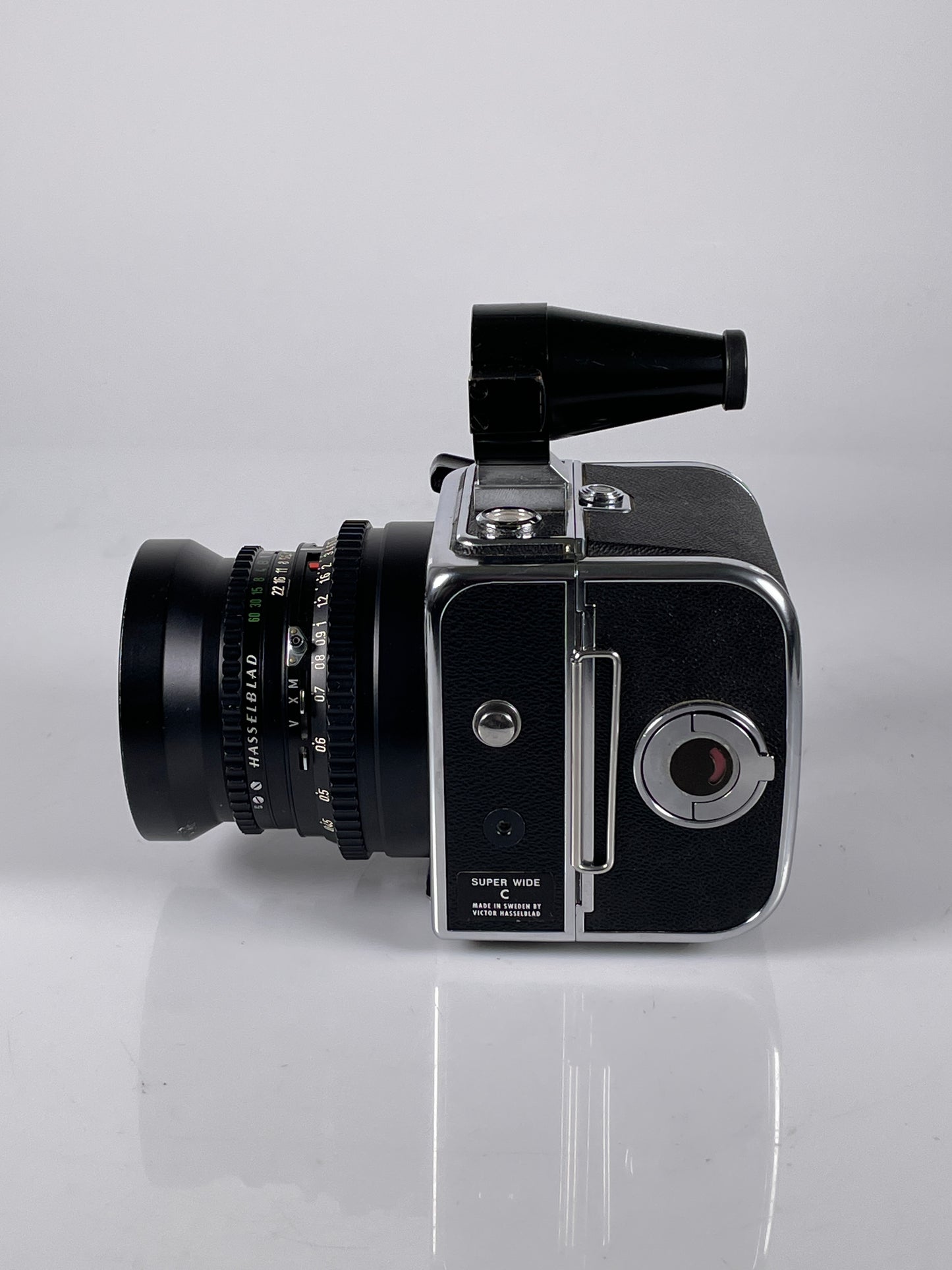 Hasselblad SWC Super Wide C Medium Format Camera w/38mm Zeiss Biogon Lens Black w/ A12