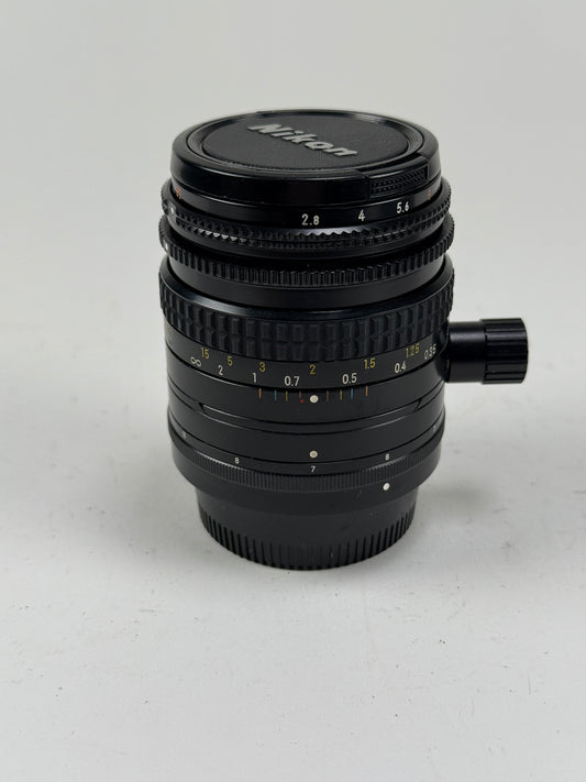 Nikon 35mm f2.8 Nikkor PC Manual Focus Lens