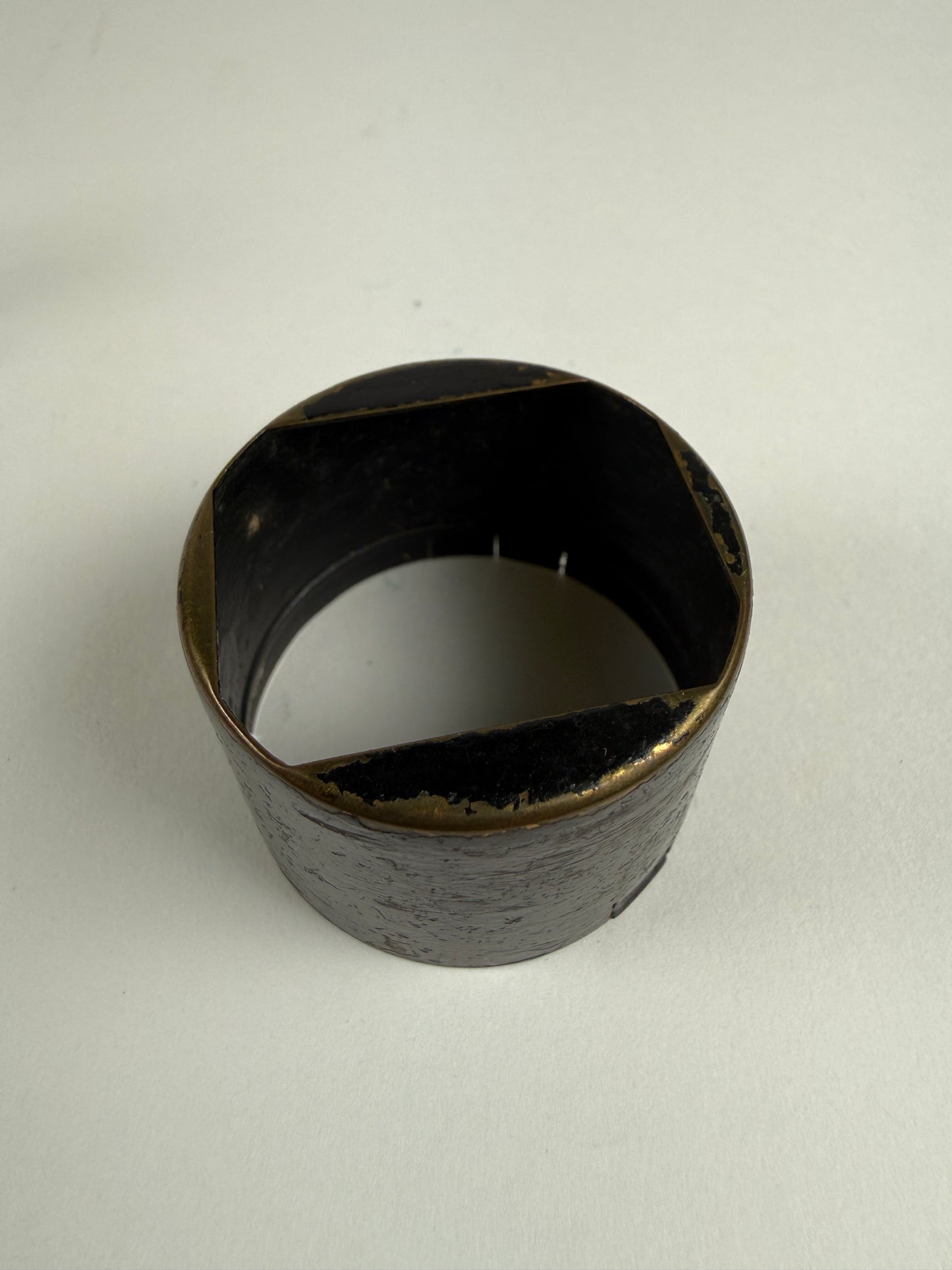 Leica 1st Leitz Lens Hood FISON Black Paint Brass Anastigmat Elmax Camera