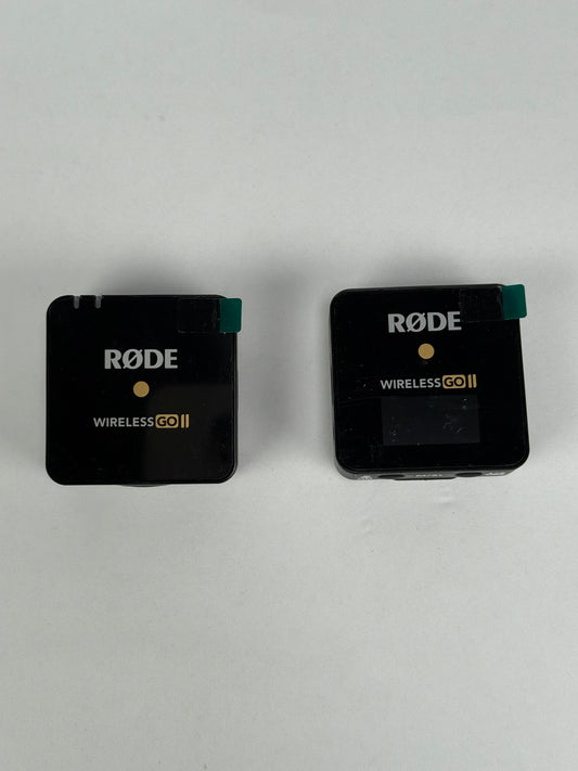 Rode Wireless GO II Single Channel Wireless Microphone System, Black