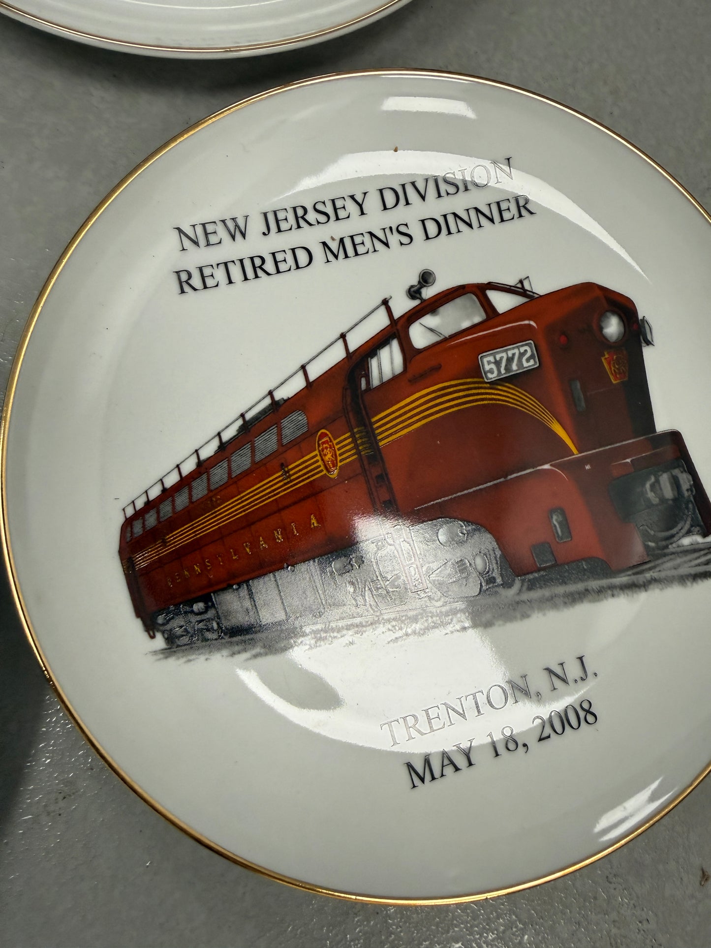 Lot of 11 New Jersey Division Trenton Pennsylvania Railroad commemorative Plates