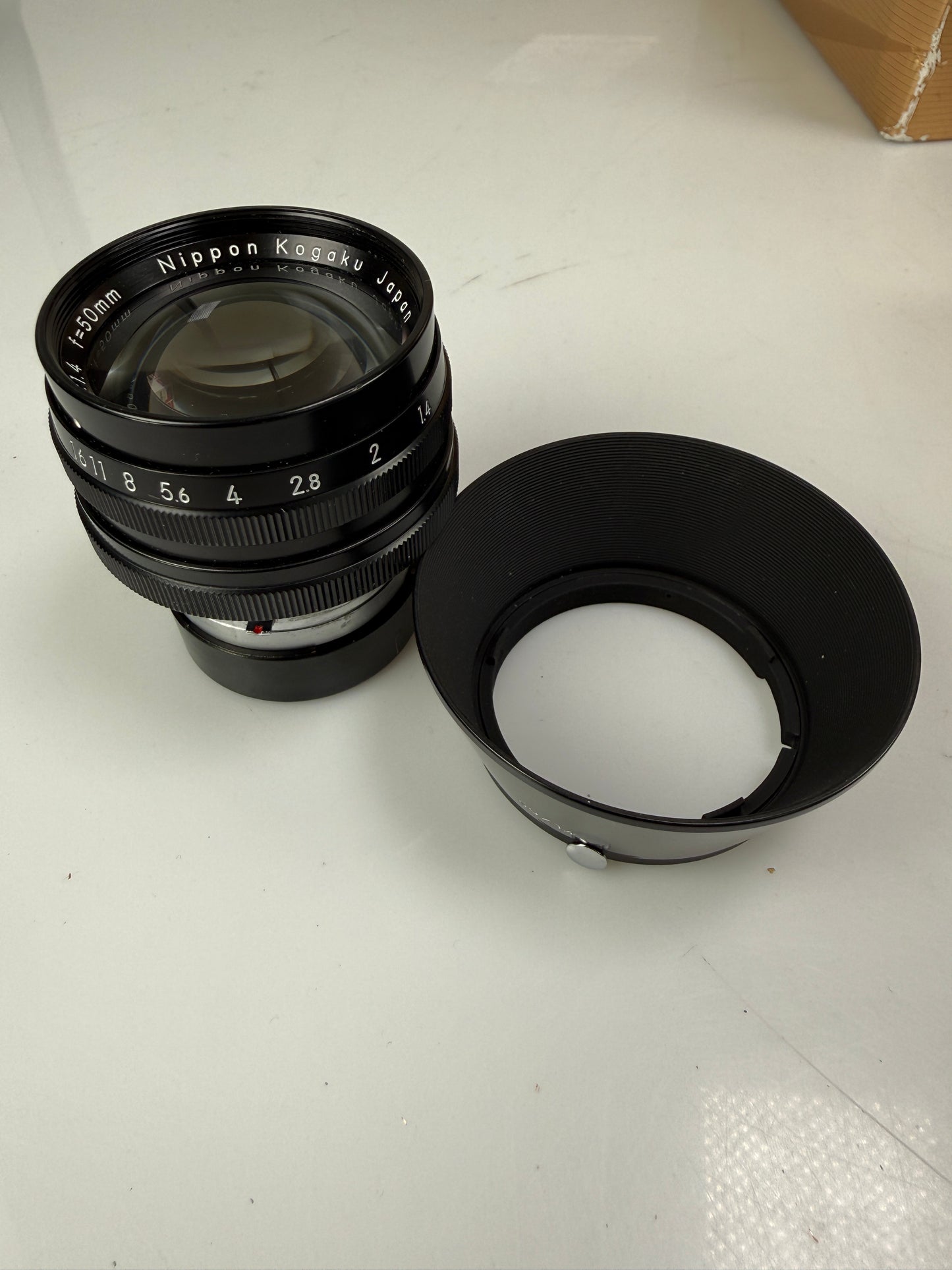 Nikon Nikkor S 5cm 50mm f1.4 Nippon Kogaku Rangefinder Lens Black 2000 limited edition