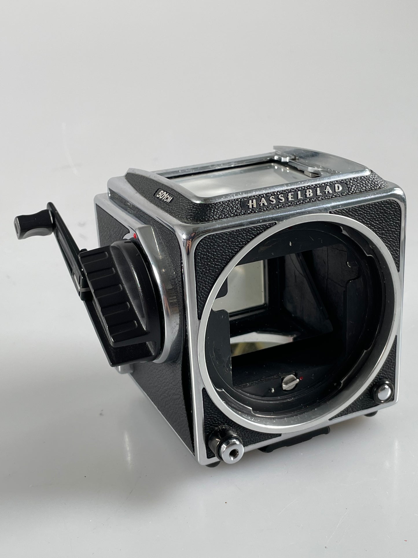 Hasselblad 501CM Medium Format Film Camera Body chrome, acute focusing screen