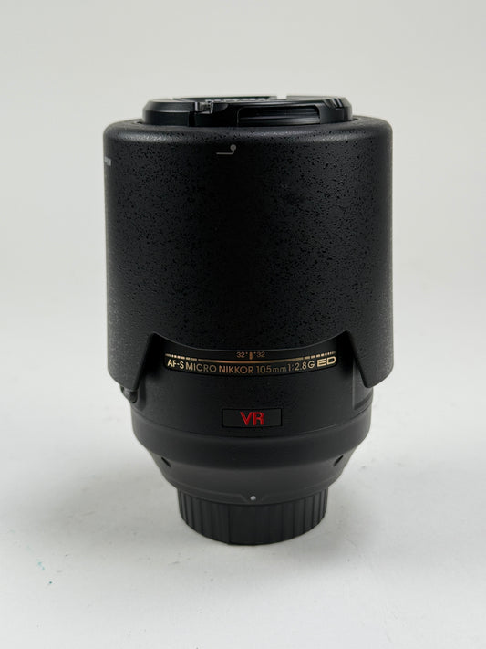 Nikon Nikkor AF-S 105mm f2.8 G VR Micro IF ED Lens AFS