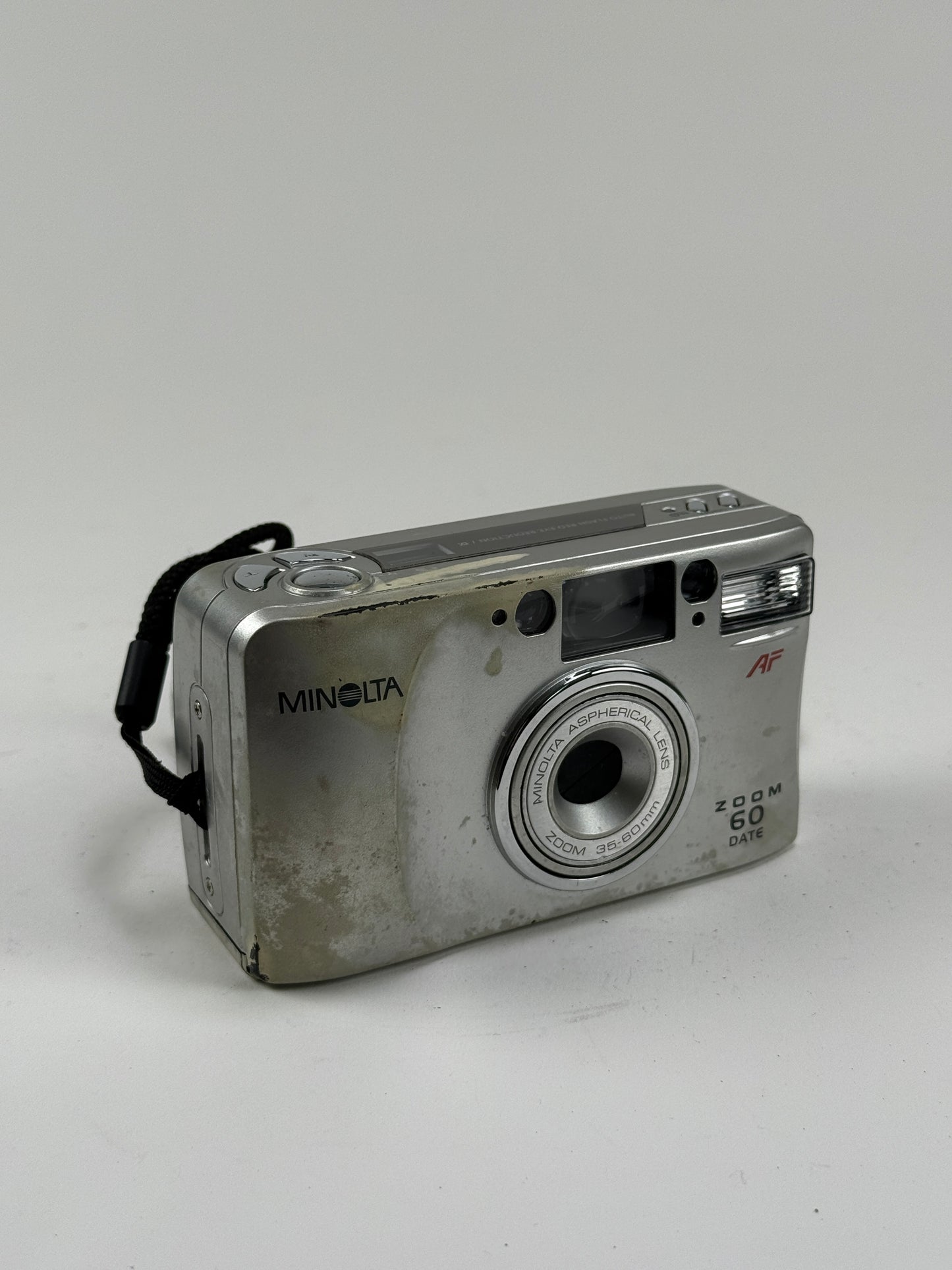 Minolta Zoom 60 Date 35mm Point & Shoot Silver Film Camera