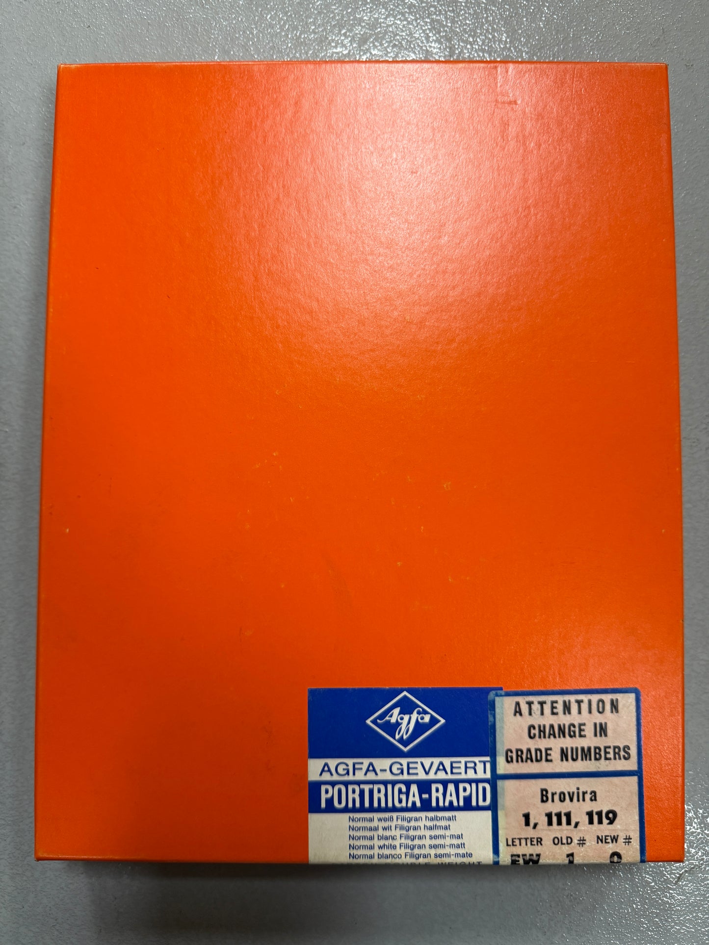 Agfa Portriga Rapid Photo Paper 50 Sheets 11x14 inch PRN 118 2