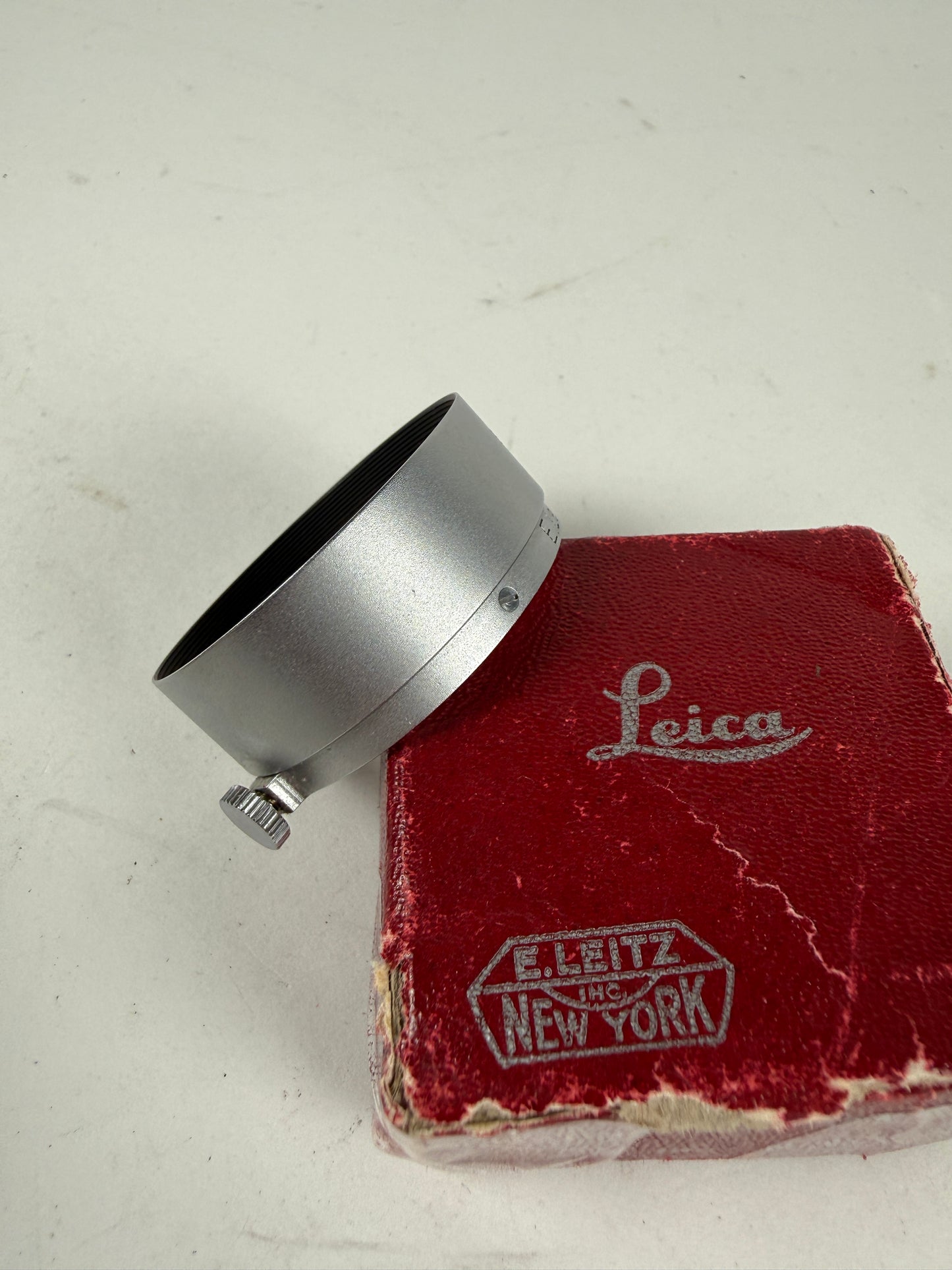 LEICA LEITZ WETZLAR FOOKH Chrome SUMMARON ELMAR 3.5CM F3.5 LENS HOOD SHADE
