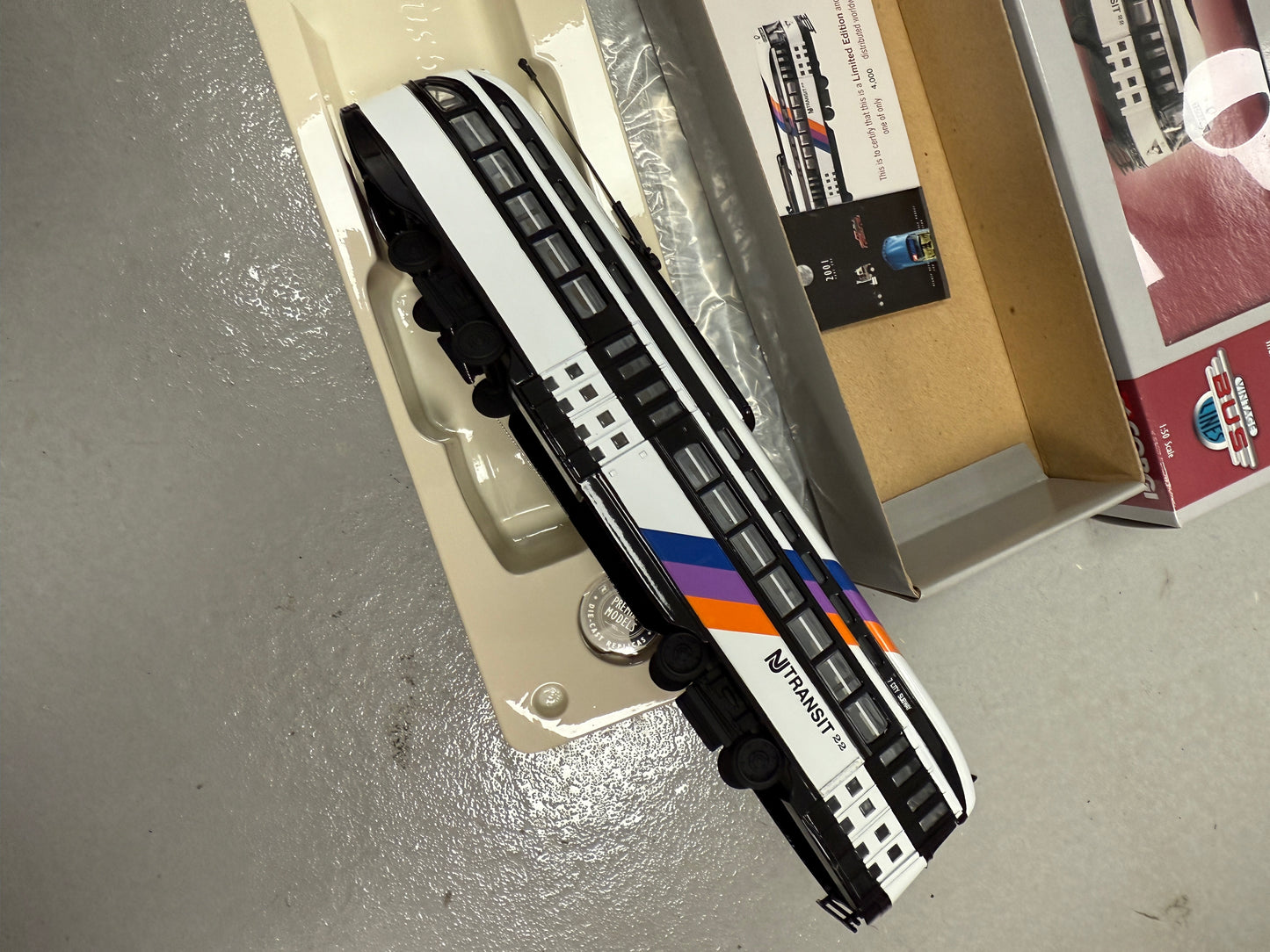 Corgi Bus Lines PCC car New Jersey Transit limited edition of 4000