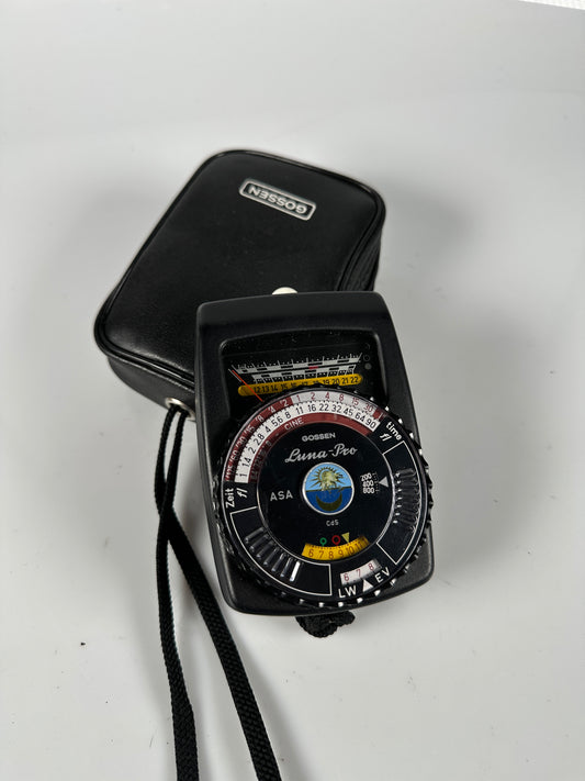Gossen Luna-Pro Black Light Meter Ambient with Case