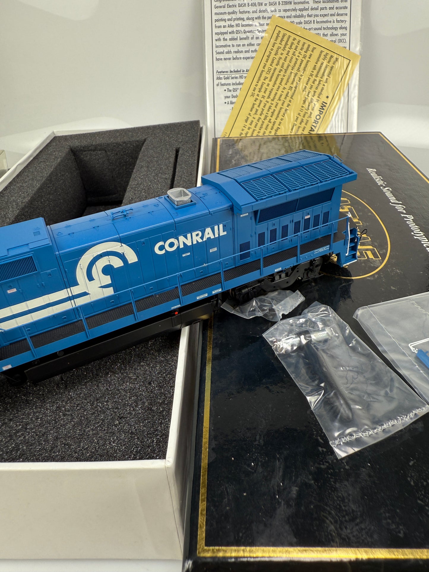 ATLAS master gold HO 9804 Conrail # 5064 HO Dash B-40B locomotive w/ DCC & Sound