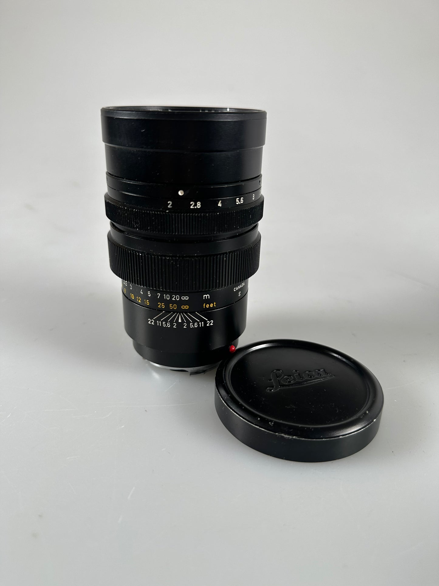 Leica Leitz Summicron M 90mm F2 Black Lens