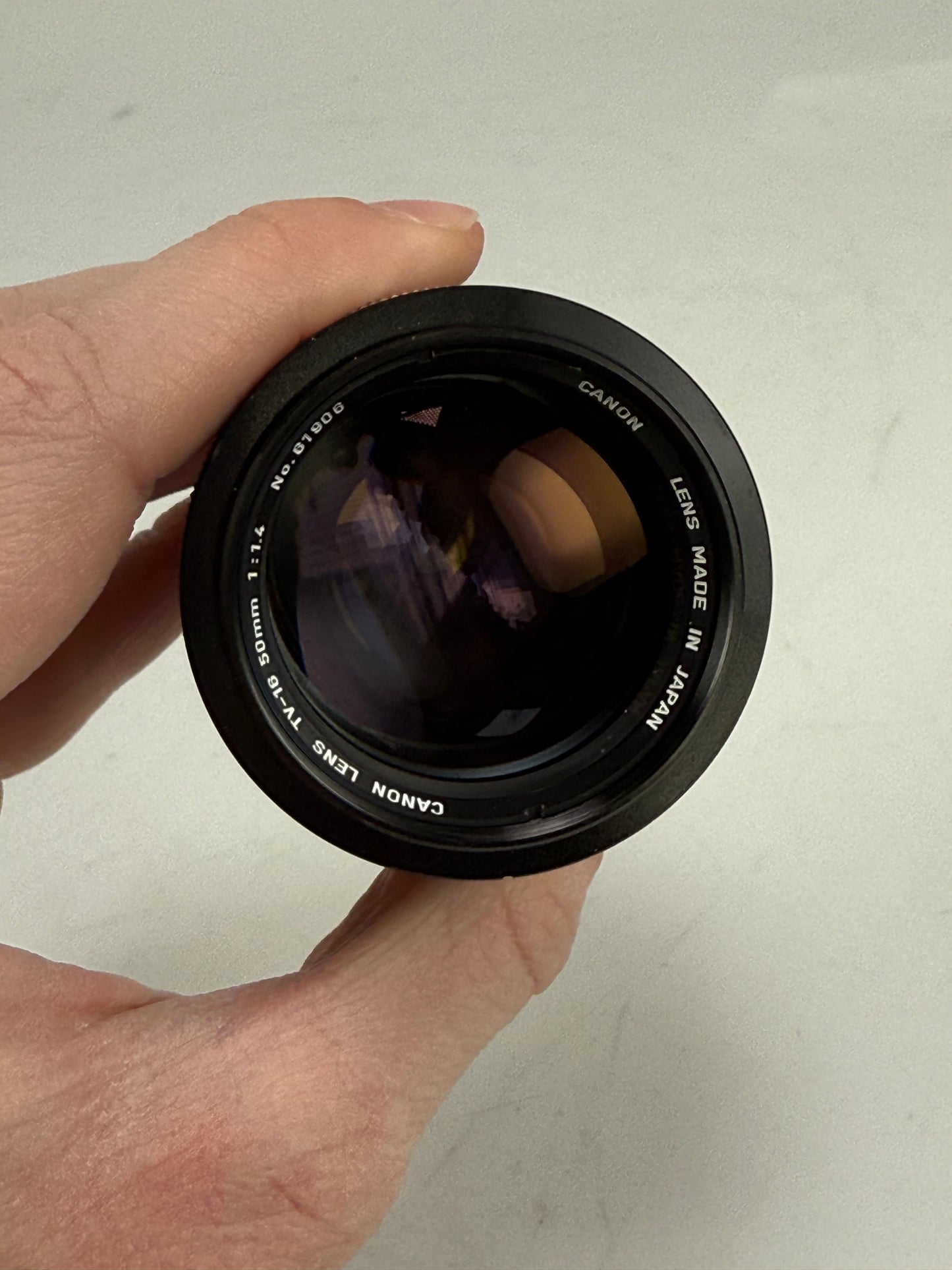 Canon TV-16 50mm f/1.4 C Mount Lens High Speed Cine Lens