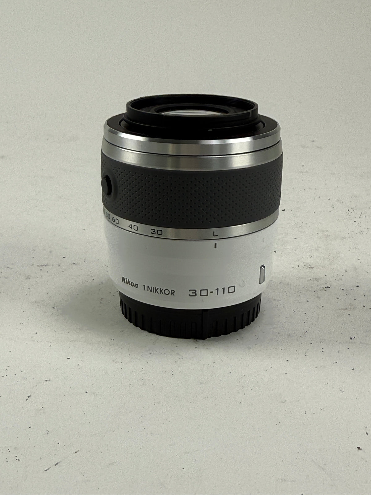 Nikon 1 Nikkor 30-110mm f3.8-5.6 VR ED IF Lens white