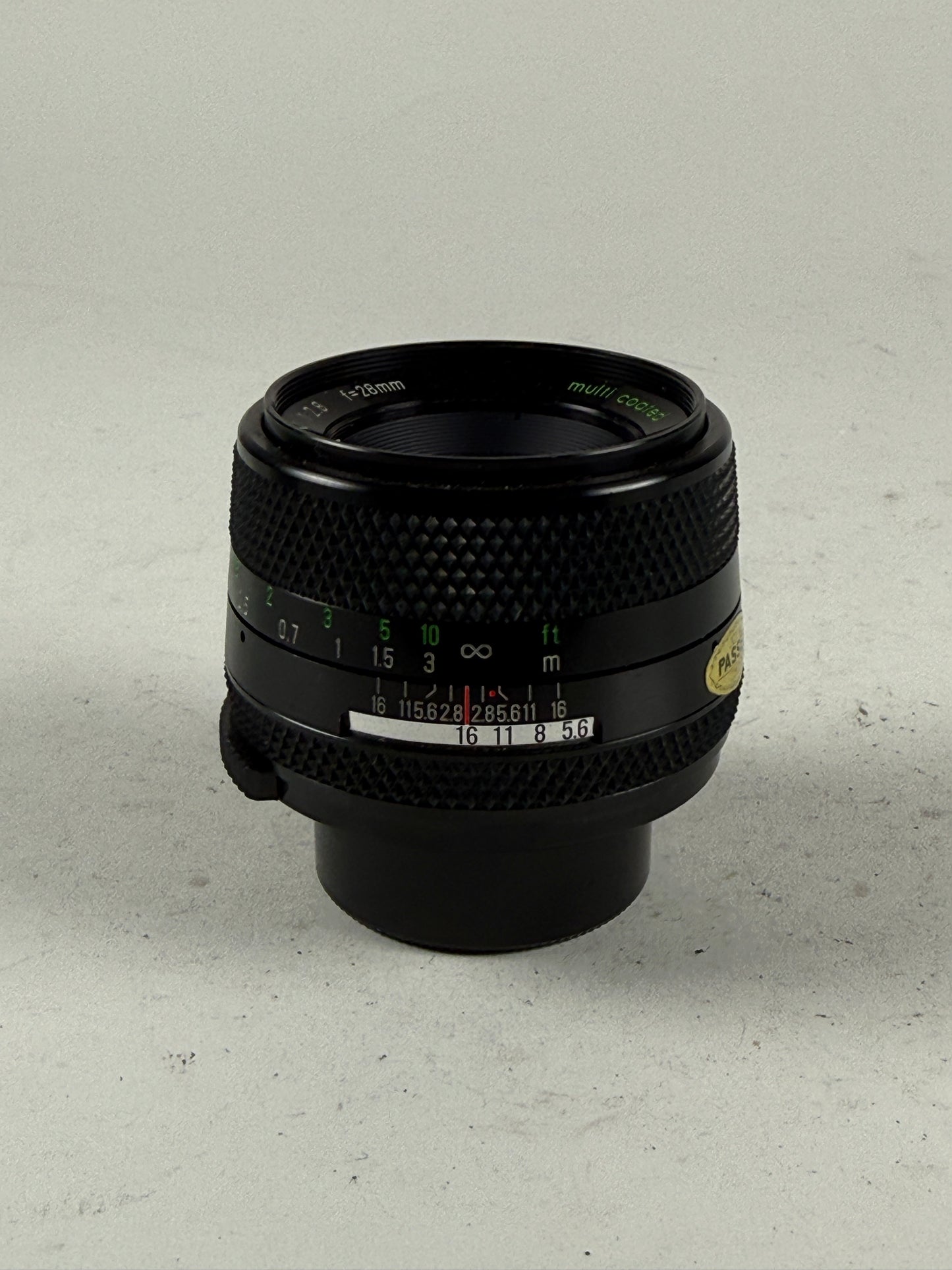 Chinon multi coated 28mm f2.8 M42 mount lens