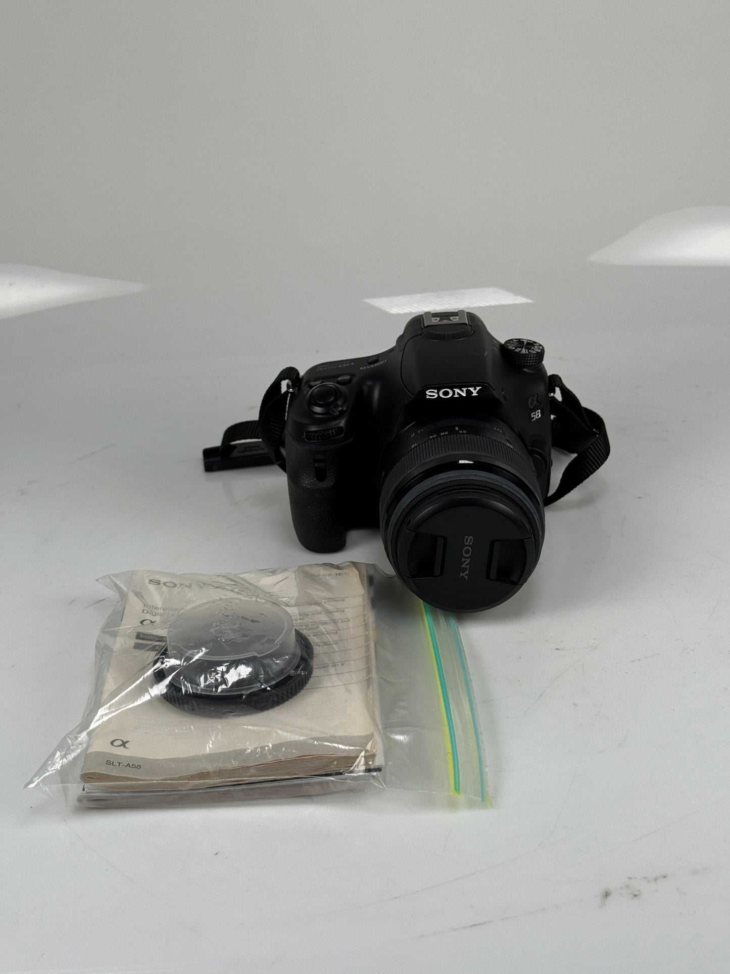 Sony A58 SLT-A58 Digital SLR Camera with Sony 18-55 SAM II Lens