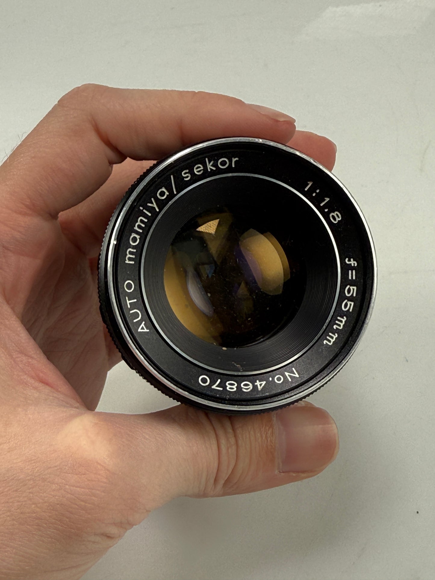 Auto Mamiya Sekor 55mm f1.8 M42 Screw Mount Lens