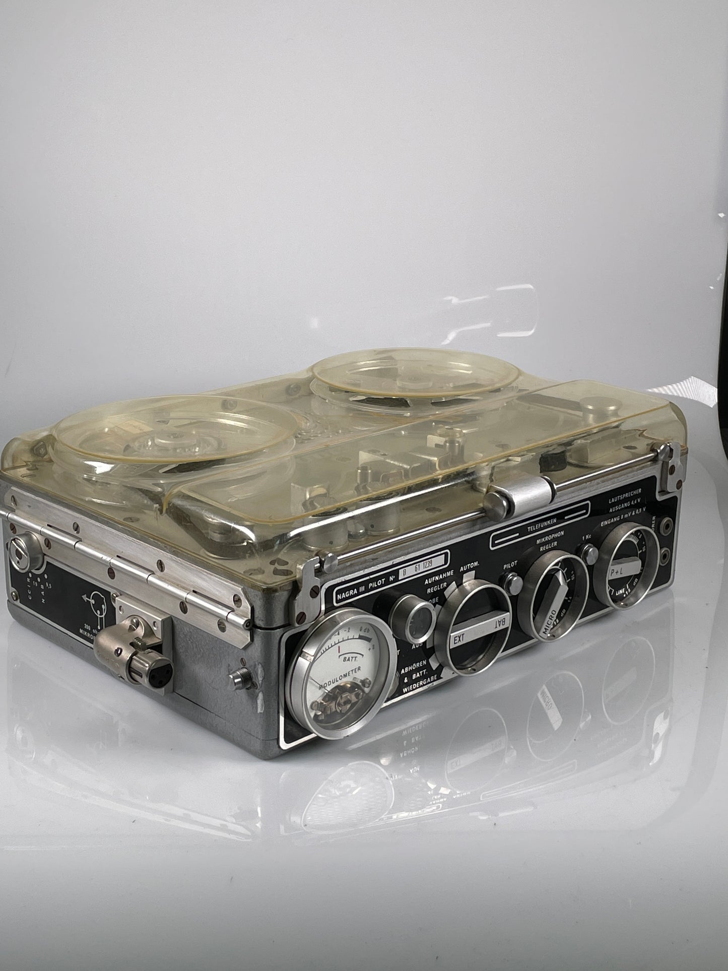Kudelski Nagra III Pilot N Reel to reel field tape recorder RARE