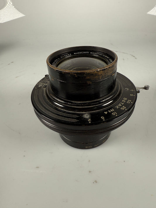 Gundlach Turner Reich Anastigmat Ser II F7 8x10 Lens