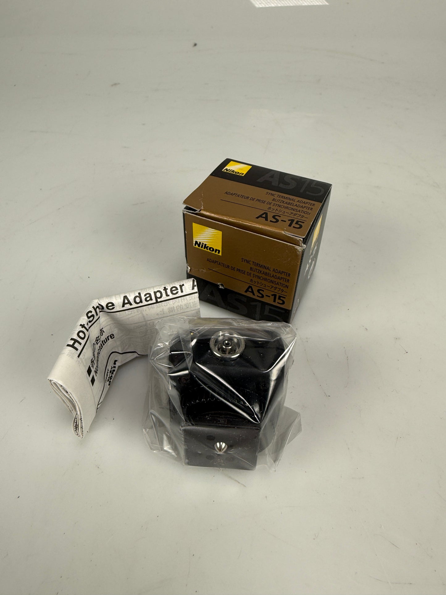 Nikon AS-15 Sync Terminal Adapter Hot Shoe to PC