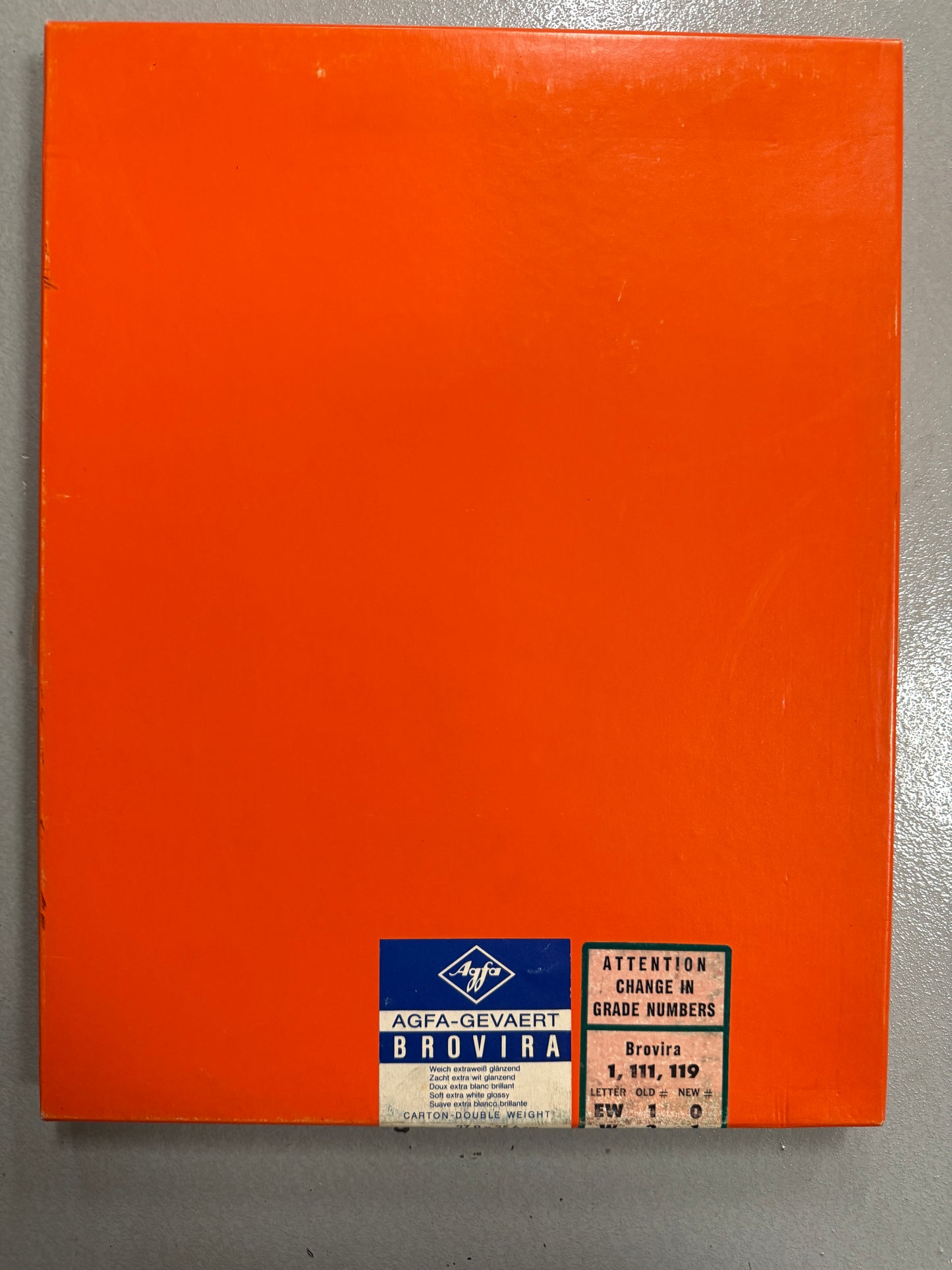 Agfa Brovira Photo Paper 50 Sheets 11x14 inch BW 111 1