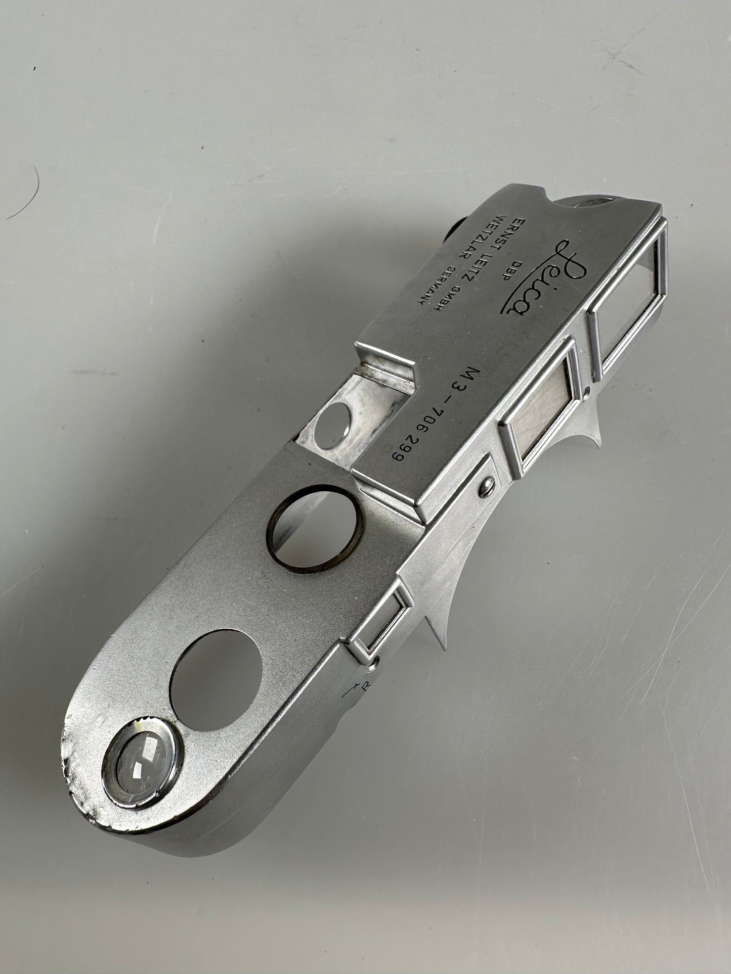 Leica M3 DS First Batch Chrome Camera Top Plate Cover - 706xxx