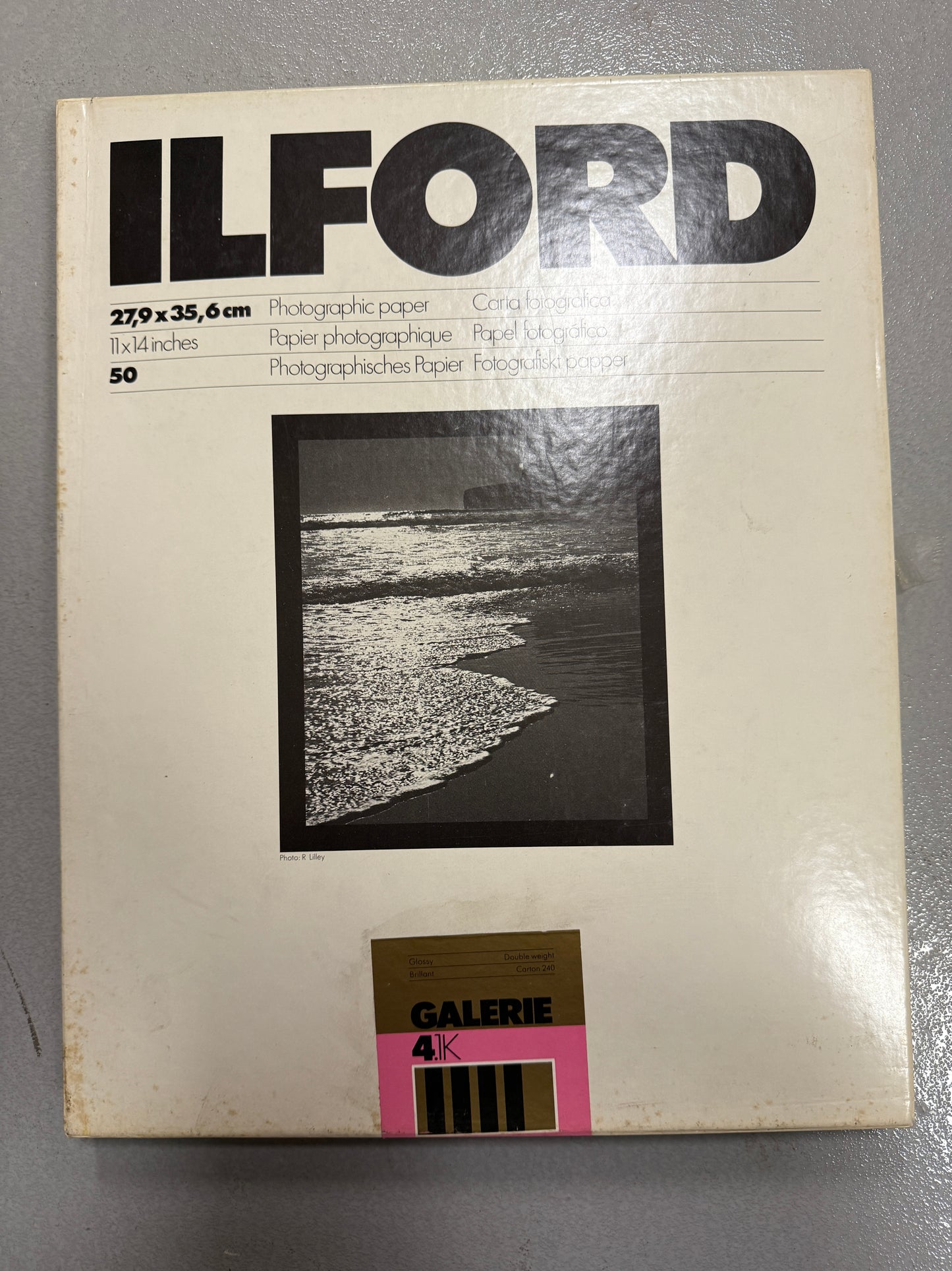 Ilford Ilfobrom Galerie 4.1k 11"x14" Photo Paper 50 sheets unopened NOS fibre