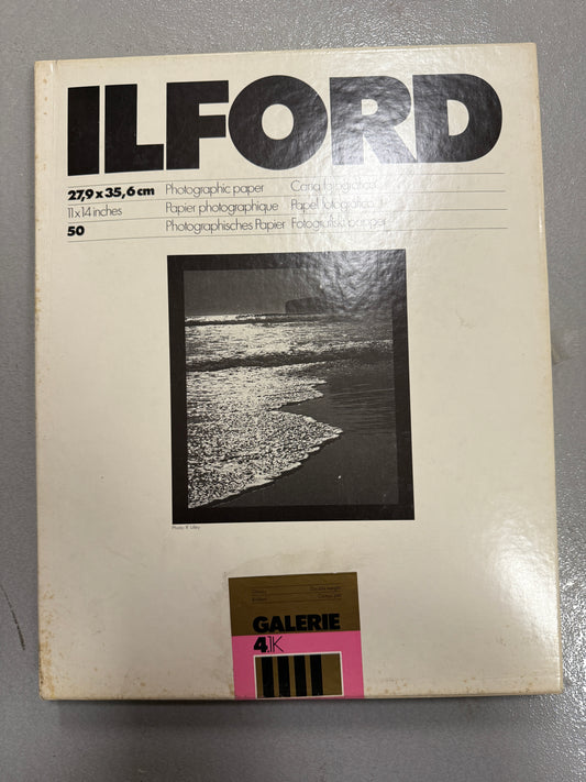 Ilford Ilfobrom Galerie 4.1k 11"x14" Photo Paper 50 sheets unopened NOS fibre