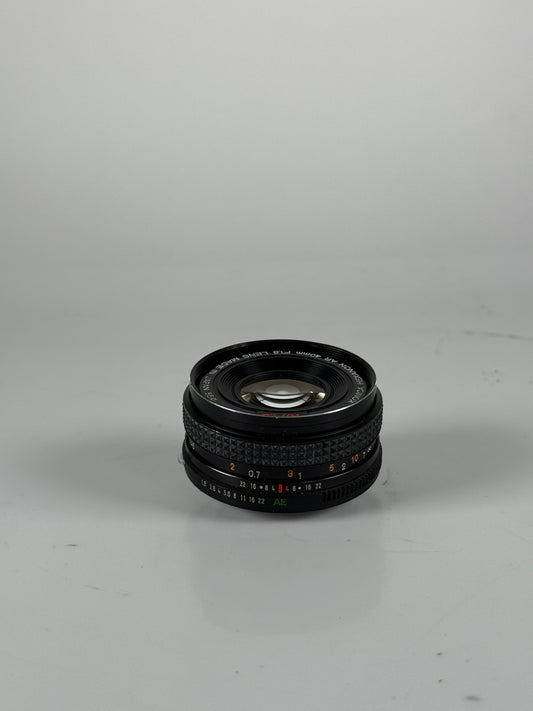 Konica 40mm f1.8 Hexanon AR AE Lens