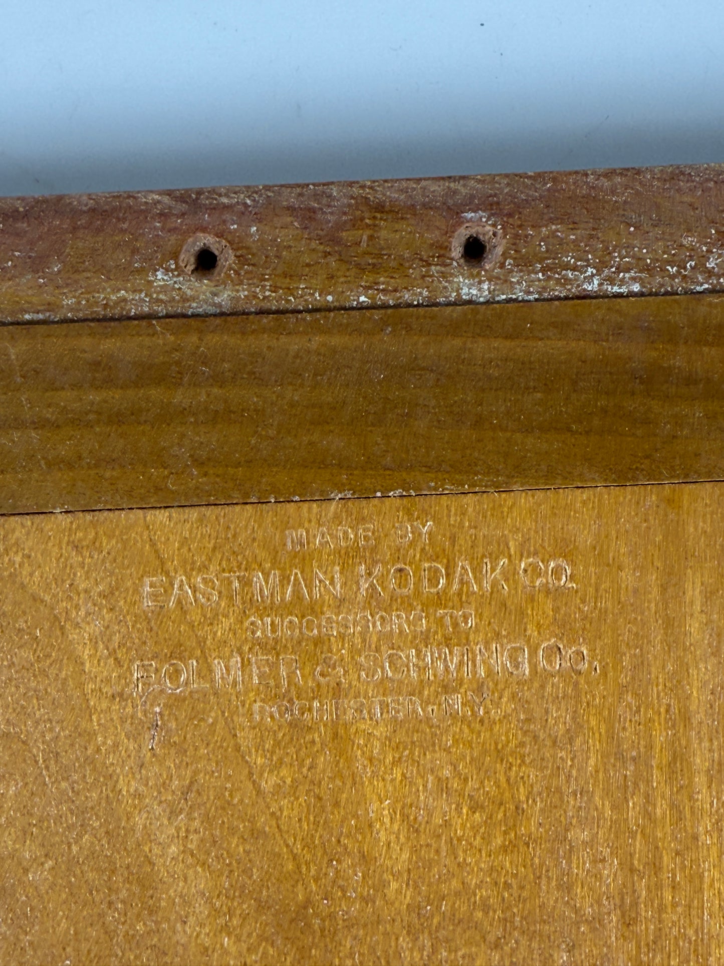 Kodak Folmer Schwing TILT PLATFORM tripod head parts Wood