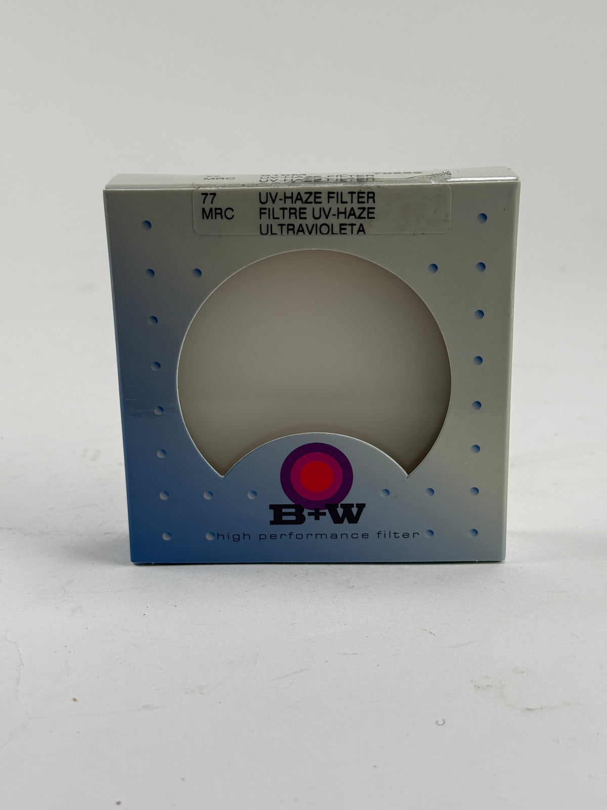 B+W 77mm 010 UV Haze 1x MRC Clear UV Lens Filter