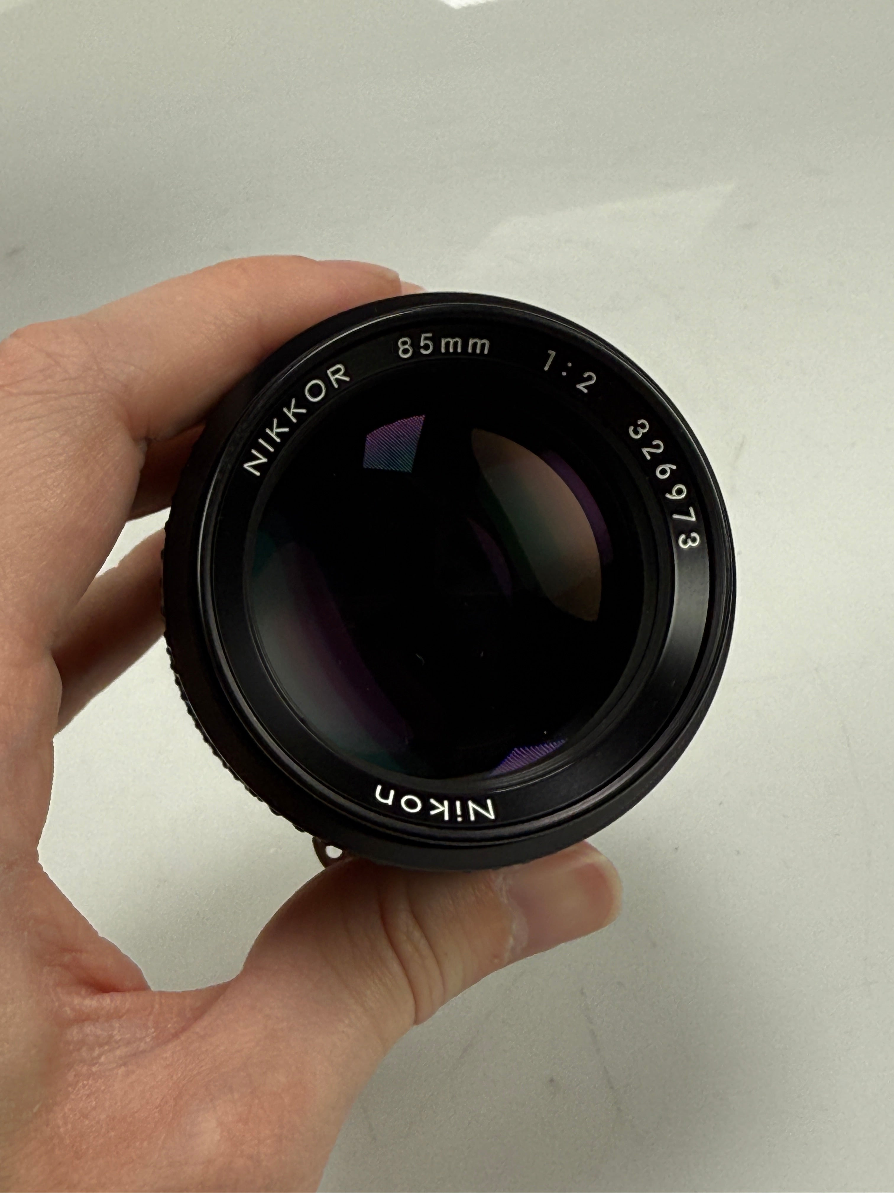 Camera Lenses Nikon 85mm F2 Ais Nikon AI-S Nikkor 85mm F/2