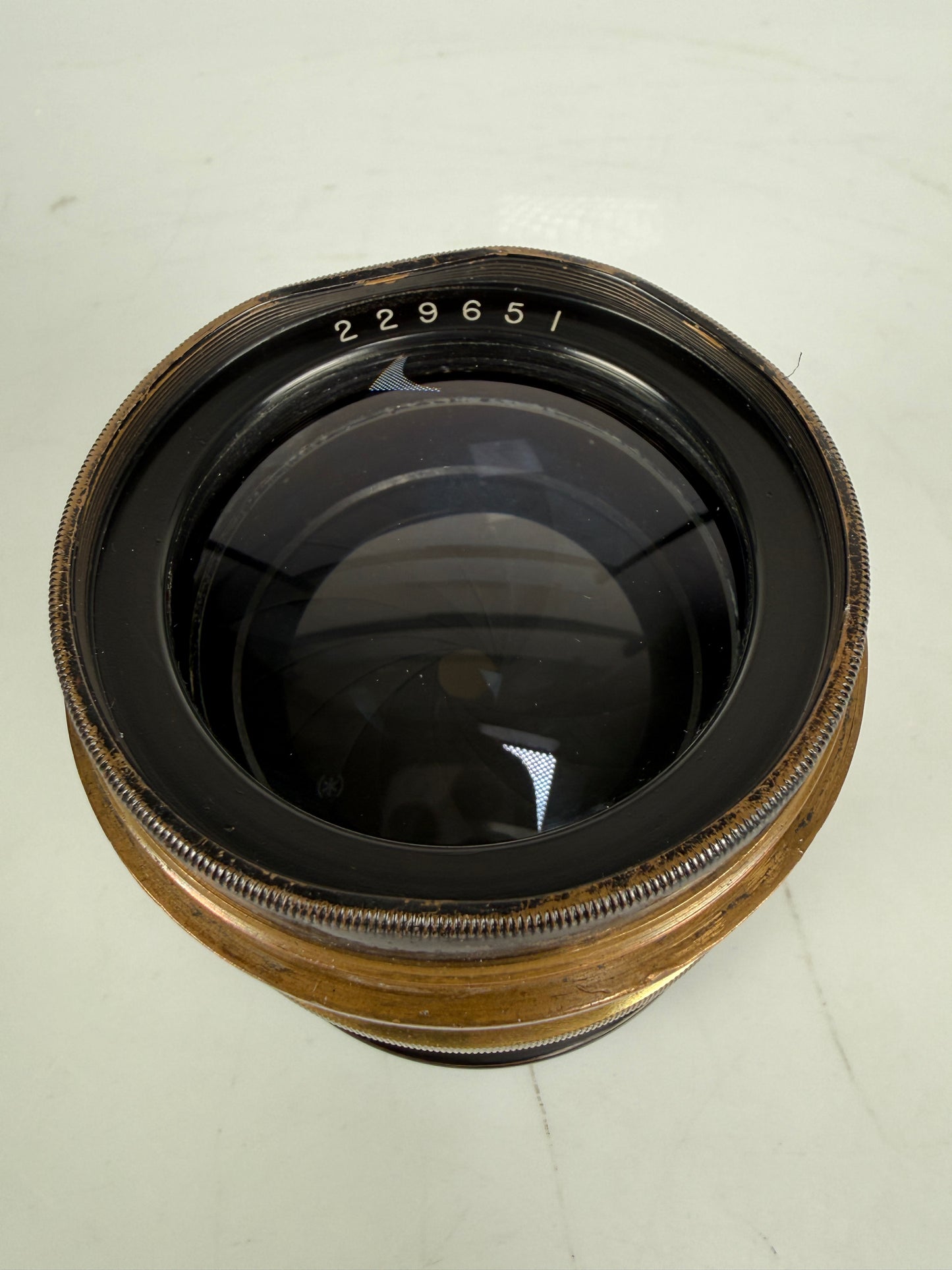 Goerz Dagor Focus 14 inch f7.7 Brass barrel Lens