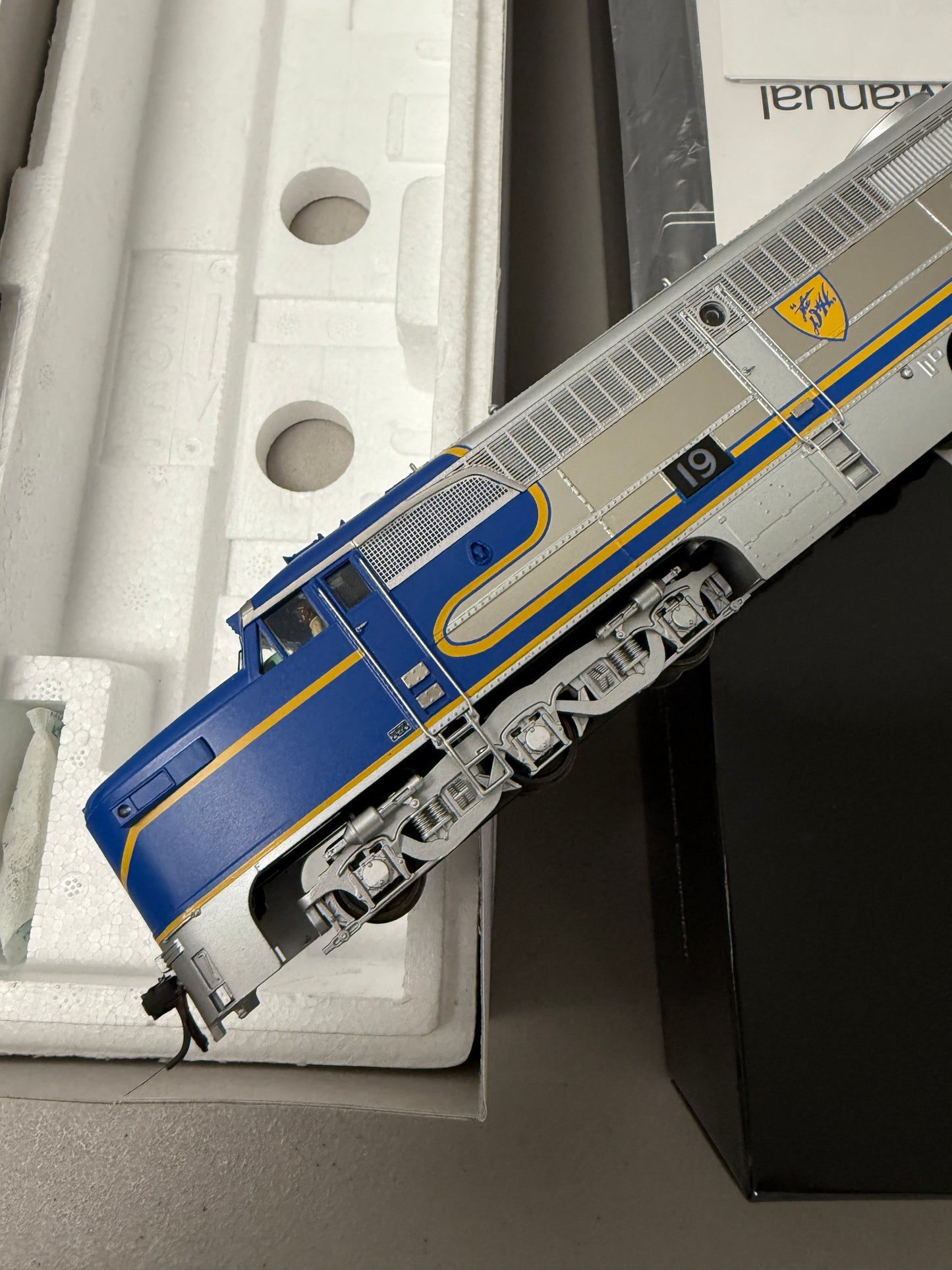 Precision Craft HO Scale #359 Alco PA2 Blue Warbonnet #19 DC/DCC w/ Sound
