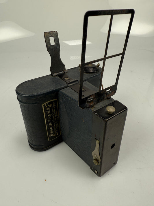 Houghton Ensign Cupid 120 film camera rare Blue Grey