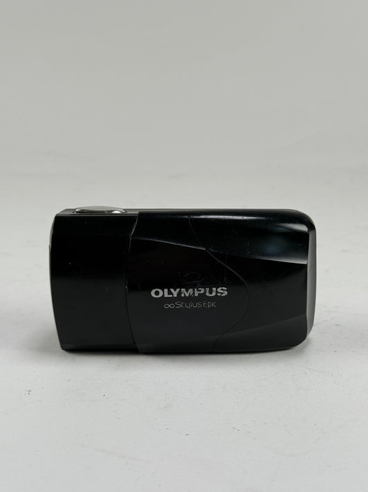 Olympus Stylus Epic 35mm point and shoot p&s film camera 35mm f2.8 black