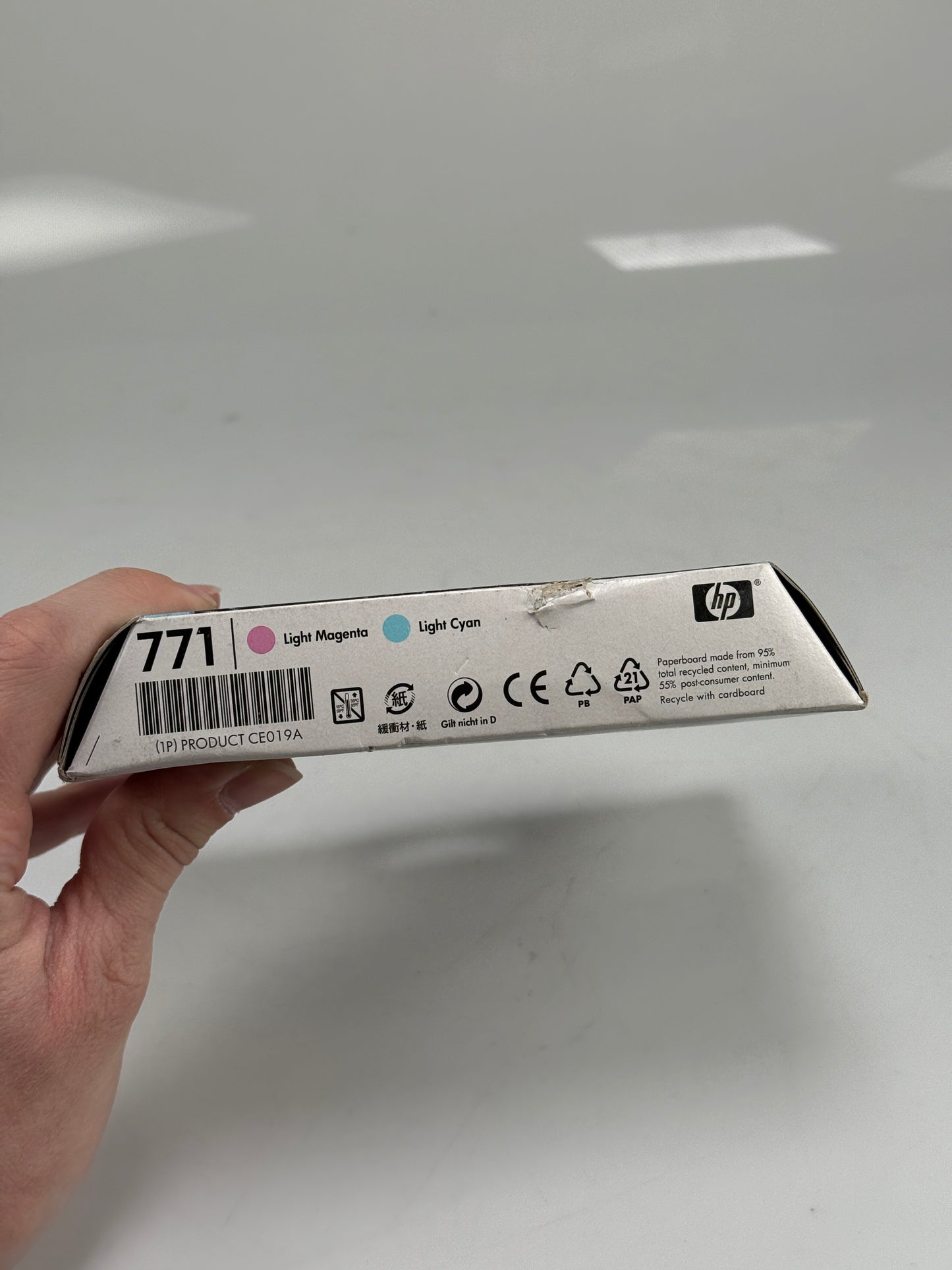 NEW GENUINE - HP 771 Light Magenta + Light Cyan PRINTHEAD - CE019A - SEALED 2019